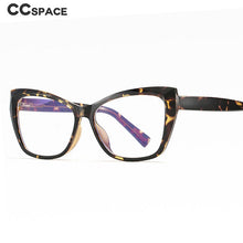 Load image into Gallery viewer, 47315 Cat Eye Plastic titanium Anti Blue Glasses Frames Men Women Optical Computer Glasses UV400