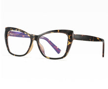 Load image into Gallery viewer, 47315 Cat Eye Plastic titanium Anti Blue Glasses Frames Men Women Optical Computer Glasses UV400