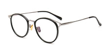 Load image into Gallery viewer, 47321 Plastic Titanium Glasses Frames Cat Eye Round Ultralight Men Women Optical Computer Glasses