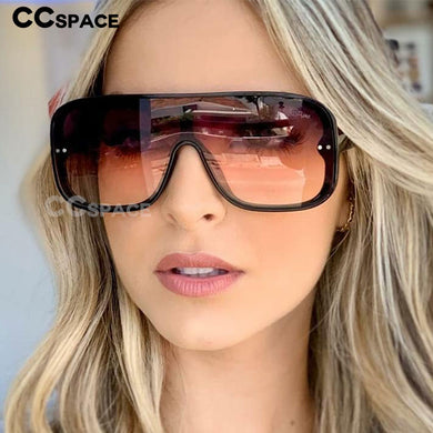 47331 One Lens Square Simple Sunglasses Men Women UV400 Glasses