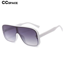 Load image into Gallery viewer, 47331 One Lens Square Simple Sunglasses Men Women UV400 Glasses