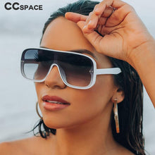 Load image into Gallery viewer, 47331 One Lens Square Simple Sunglasses Men Women UV400 Glasses