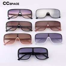 Load image into Gallery viewer, 47331 One Lens Square Simple Sunglasses Men Women UV400 Glasses