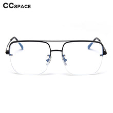 Load image into Gallery viewer, 47336 Square Half Frame Anti-blue Ultralight Glasses Frames Men Optical Computer Glasses