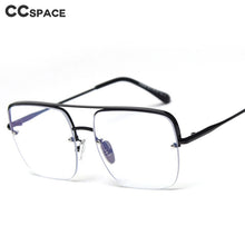 Load image into Gallery viewer, 47336 Square Half Frame Anti-blue Ultralight Glasses Frames Men Optical Computer Glasses