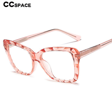 47340 TR90 Anti-blue Cat Eye Crystal Cutting Frames Women Optical Computer Glasses