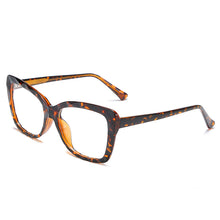 Load image into Gallery viewer, 47340 TR90 Anti-blue Cat Eye Crystal Cutting Frames Women Optical Computer Glasses
