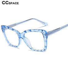 Load image into Gallery viewer, 47340 TR90 Anti-blue Cat Eye Crystal Cutting Frames Women Optical Computer Glasses