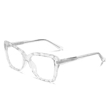 Load image into Gallery viewer, 47340 TR90 Anti-blue Cat Eye Crystal Cutting Frames Women Optical Computer Glasses
