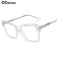 Load image into Gallery viewer, 47340 TR90 Anti-blue Cat Eye Crystal Cutting Frames Women Optical Computer Glasses