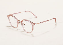 Load image into Gallery viewer, 47368 Plastic Titanium Glasses Frames Crystal Cat Eye Ultralight Men Women Optical Computer Glasses