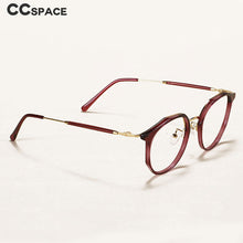 Load image into Gallery viewer, 47368 Plastic Titanium Glasses Frames Crystal Cat Eye Ultralight Men Women Optical Computer Glasses