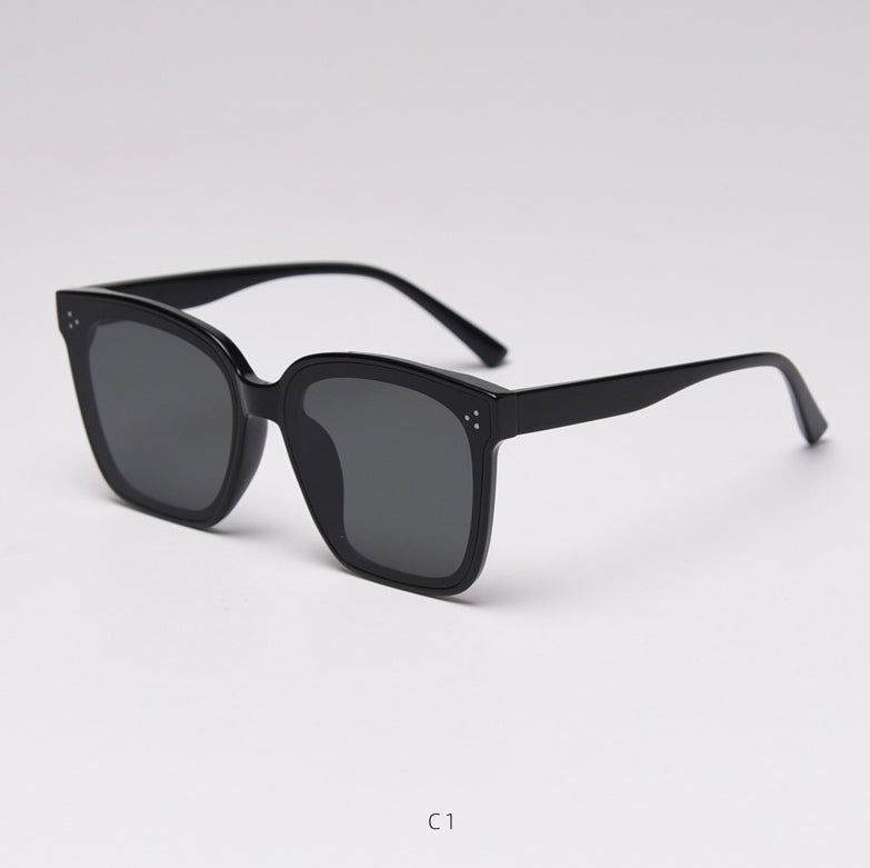 47375 Retro Square Cat Eye Rivet Square Sunglasses Men Women Shades Uv400