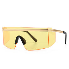 Load image into Gallery viewer, 47389 Oversized One Lens  Goggle Sunglasses Men Women Shades UV400 Vintage Glasses