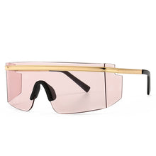 Load image into Gallery viewer, 47389 Oversized One Lens  Goggle Sunglasses Men Women Shades UV400 Vintage Glasses