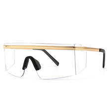 Load image into Gallery viewer, 47389 Oversized One Lens  Goggle Sunglasses Men Women Shades UV400 Vintage Glasses