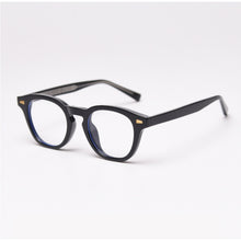 Load image into Gallery viewer, 47390 Retro Cat Eye Built-In Metal Legs Ultralight Glasses Frames Men Women Optical Computer Glasses