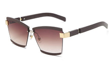 Load image into Gallery viewer, 47391 Square  Rimless Sunglasses Men Women Shades Uv400 Vintage Glasses