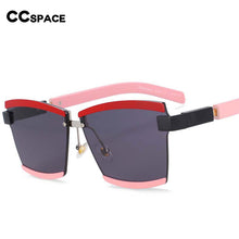 Load image into Gallery viewer, 47391 Square Rimless  Sunglasses Brand Designer Men Women Shades Uv400 Vintage Glasses