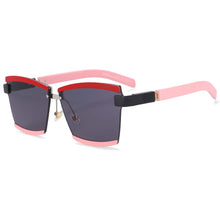 Load image into Gallery viewer, 47391 Square Rimless  Sunglasses Brand Designer Men Women Shades Uv400 Vintage Glasses