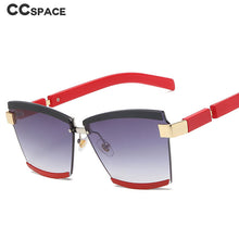 Load image into Gallery viewer, 47391 Square Rimless  Sunglasses Brand Designer Men Women Shades Uv400 Vintage Glasses
