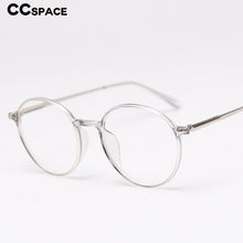 Load image into Gallery viewer, 47394 Round Retro Plastic Titanium Glasses Frames Ultralight Simple Men Women Optical Computer Glasses