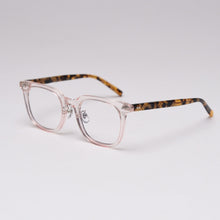 Load image into Gallery viewer, 47398 Square Plastic Titanium Glasses Frames Built-in Metal Legs Ultralight Men Women Optical Computer Glasses