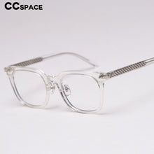 Load image into Gallery viewer, 47398 Square Plastic Titanium Glasses Frames Built-in Metal Legs Ultralight Men Women Optical Computer Glasses