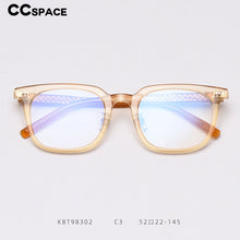 Load image into Gallery viewer, 47398 Square Plastic Titanium Glasses Frames Built-in Metal Legs Ultralight Men Women Optical Computer Glasses