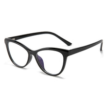 Carica l&#39;immagine nel visualizzatore di Gallery, 47436 Cat Eye Donna Montature per occhiali anti luce blu Spring Leg Uomo Occhiali da vista per computer TR90 