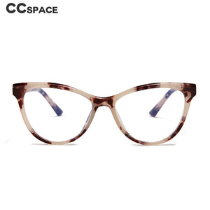 47436 Cat Eye Donna Montature per occhiali anti luce blu Spring Leg Uomo Occhiali da vista per computer TR90 
