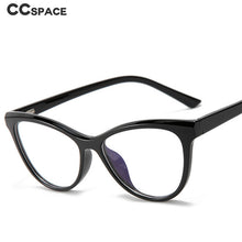 Carica l&#39;immagine nel visualizzatore di Gallery, 47436 Cat Eye Donna Montature per occhiali anti luce blu Spring Leg Uomo Occhiali da vista per computer TR90 