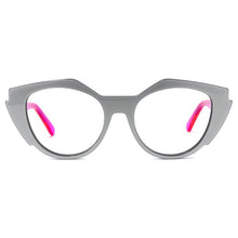 Load image into Gallery viewer, 47469  Women Blue Pink Tortoise Yellow Gray Small Size Acetate Cat Eye Glasses Frame