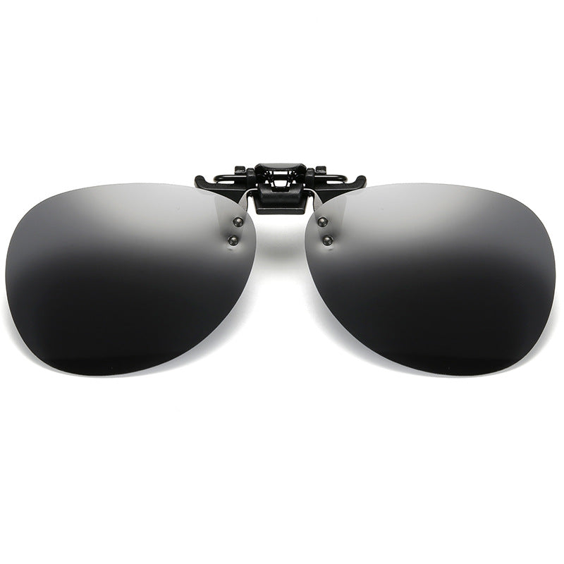 47488 Men Women Polarized Day Night Vision Flip-up Lens Driving Glasses UV400 Riding Sunglasses For Outside