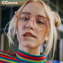 Load image into Gallery viewer, 47497 Round Big Size Anti Blue Light Glasses Frames Men Women Computer Eyeglasses