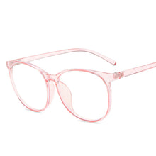 Load image into Gallery viewer, 47497 Round Big Size Anti Blue Light Glasses Frames Men Women Computer Eyeglasses