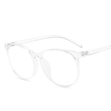 Load image into Gallery viewer, 47497 Round Big Size Anti Blue Light Glasses Frames Men Women Computer Eyeglasses