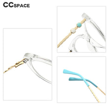 Carica l&#39;immagine nel visualizzatore di Gallery, 47546 Cat Eye Lady Montature per occhiali da vista anti luce blu Uomo Donna Occhiali da vista per computer TR90 