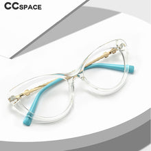 Carica l&#39;immagine nel visualizzatore di Gallery, 47546 Cat Eye Lady Montature per occhiali da vista anti luce blu Uomo Donna Occhiali da vista per computer TR90 