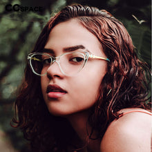 Carica l&#39;immagine nel visualizzatore di Gallery, 47546 Cat Eye Lady Montature per occhiali da vista anti luce blu Uomo Donna Occhiali da vista per computer TR90 