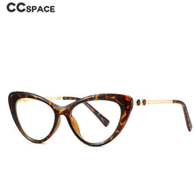 Carica l&#39;immagine nel visualizzatore di Gallery, 47546 Cat Eye Lady Montature per occhiali da vista anti luce blu Uomo Donna Occhiali da vista per computer TR90 