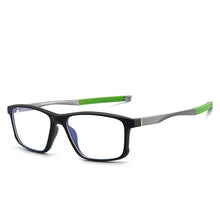 Load image into Gallery viewer, 47547 Square Anti Blue Light Sport Glasses Frames Aluminum Magnesium Leg Men Women TR90 Computer Eyeglasses