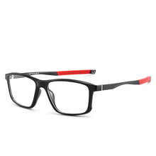 Load image into Gallery viewer, 47547 Square Anti Blue Light Sport Glasses Frames Aluminum Magnesium Leg Men Women TR90 Computer Eyeglasses