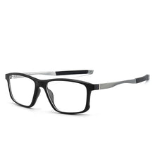 Load image into Gallery viewer, 47547 Square Anti Blue Light Sport Glasses Frames Aluminum Magnesium Leg Men Women TR90 Computer Eyeglasses