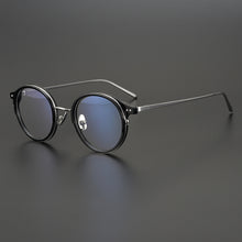 Load image into Gallery viewer, 47569 Vintage Round  Pure Titanium Optical Glasses Frames Men Women Computer Eyeglasses