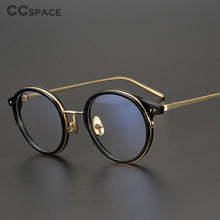 Load image into Gallery viewer, 47569 Vintage Round  Pure Titanium Optical Glasses Frames Men Women Computer Eyeglasses