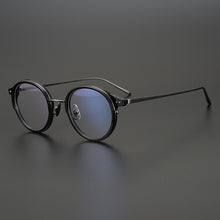 Load image into Gallery viewer, 47569 Vintage Round  Pure Titanium Optical Glasses Frames Men Women Computer Eyeglasses