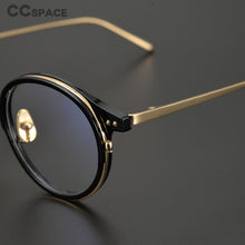 Load image into Gallery viewer, 47569 Vintage Round  Pure Titanium Optical Glasses Frames Men Women Computer Eyeglasses