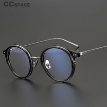 Load image into Gallery viewer, 47569 Vintage Round  Pure Titanium Optical Glasses Frames Men Women Computer Eyeglasses