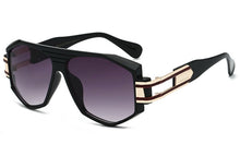 Load image into Gallery viewer, 47624 Big Frame Retro Sunglasses Men Women Square Shades UV400 Vintage Glasses
